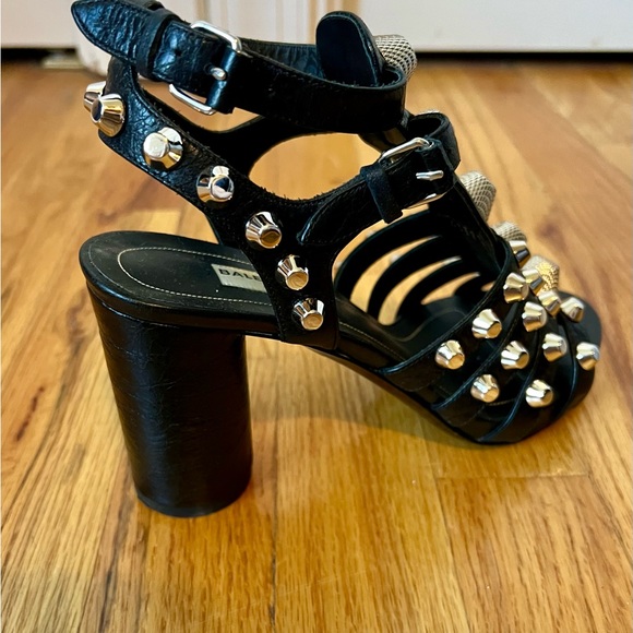 Balenciaga Arena Studded Gladiator Sandals - Picture 5 of 9